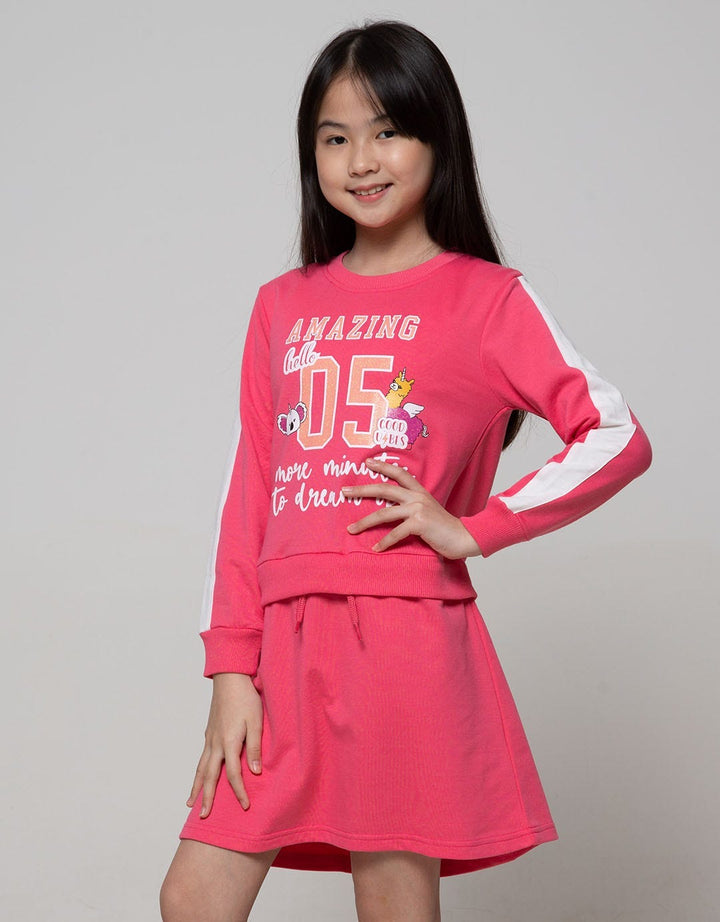Aero Long Sleeve Koala Long Midi Dress