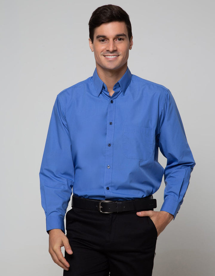 Valino Shirt Lengan Panjang Polos