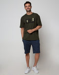 Details of Short Pants Pull On Popcorn Texture