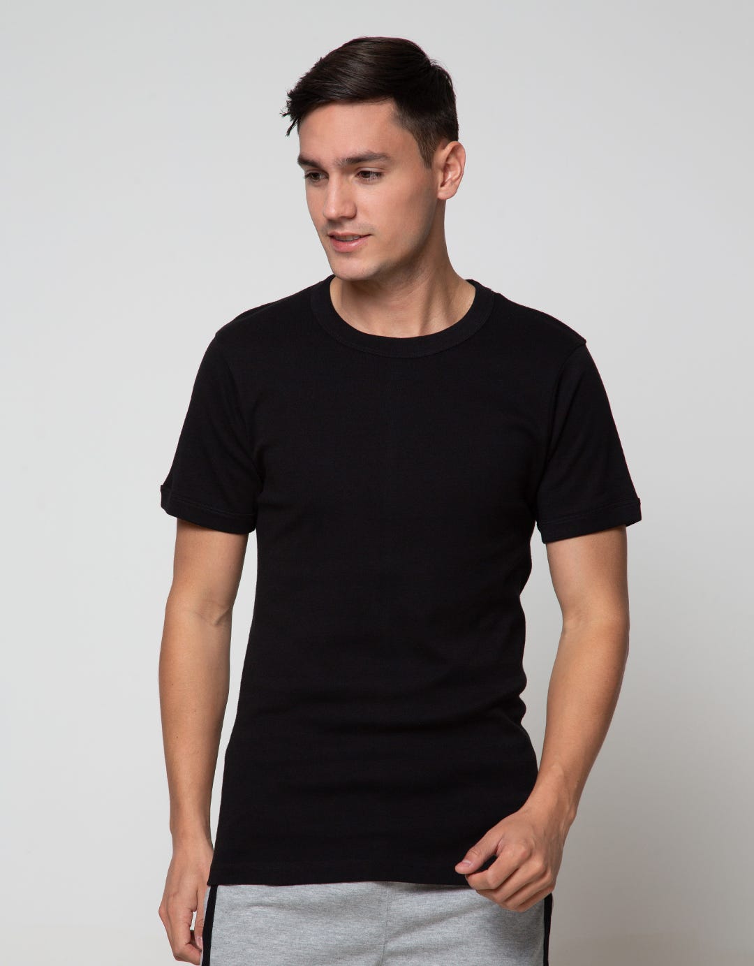 Cole Short Sleeve T-Shirt Top Black Big 