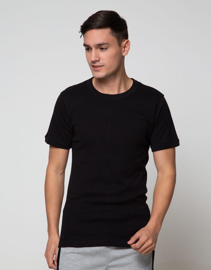 Cole Short Sleeve T-Shirt Top Black Big 