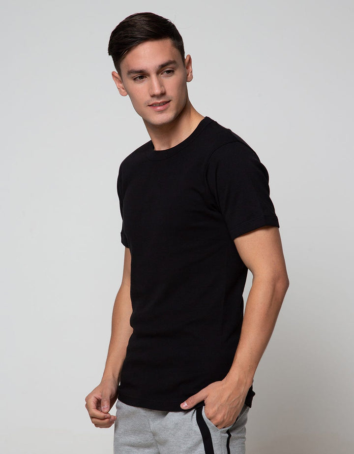 Cole Short Sleeve T-Shirt Top Black Big 