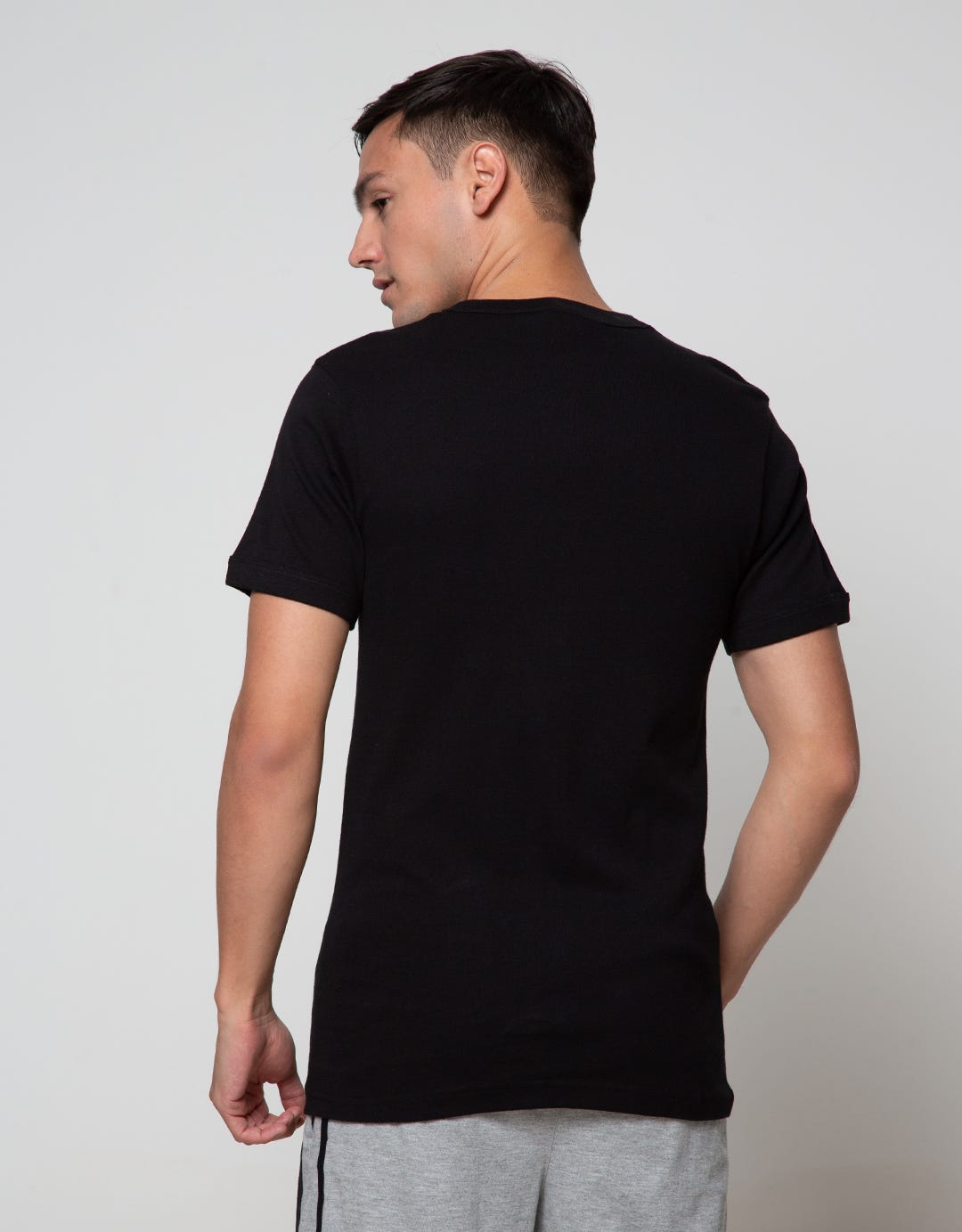 Cole Short Sleeve T-Shirt Top Black Big 