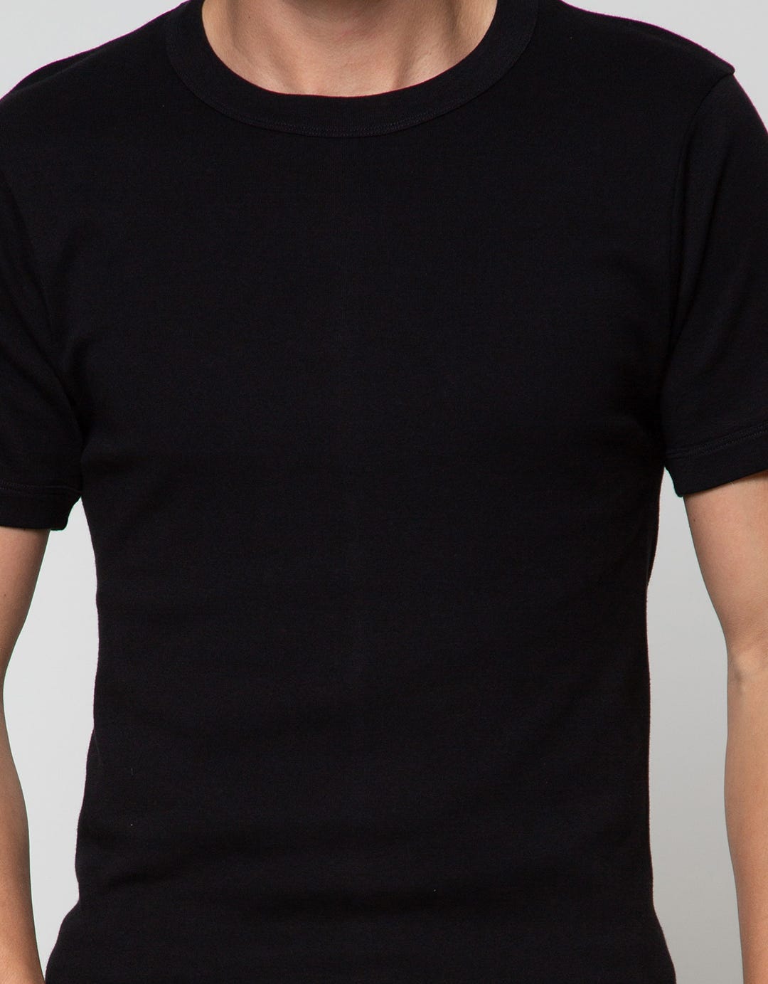 Cole Short Sleeve T-Shirt Top Black Big 