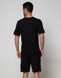 Cole Short Sleeve Pyjama Shorts Lounge Set Solid 1