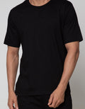 Cole Short Sleeve Pyjama Shorts Lounge Set Solid 1