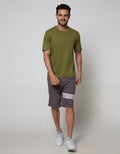 Cole Short Sleeve T-Shirt Lounge Top Solid Pocket 1