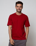 Cole Short Sleeve T-Shirt Lounge Top Solid Pocket 1