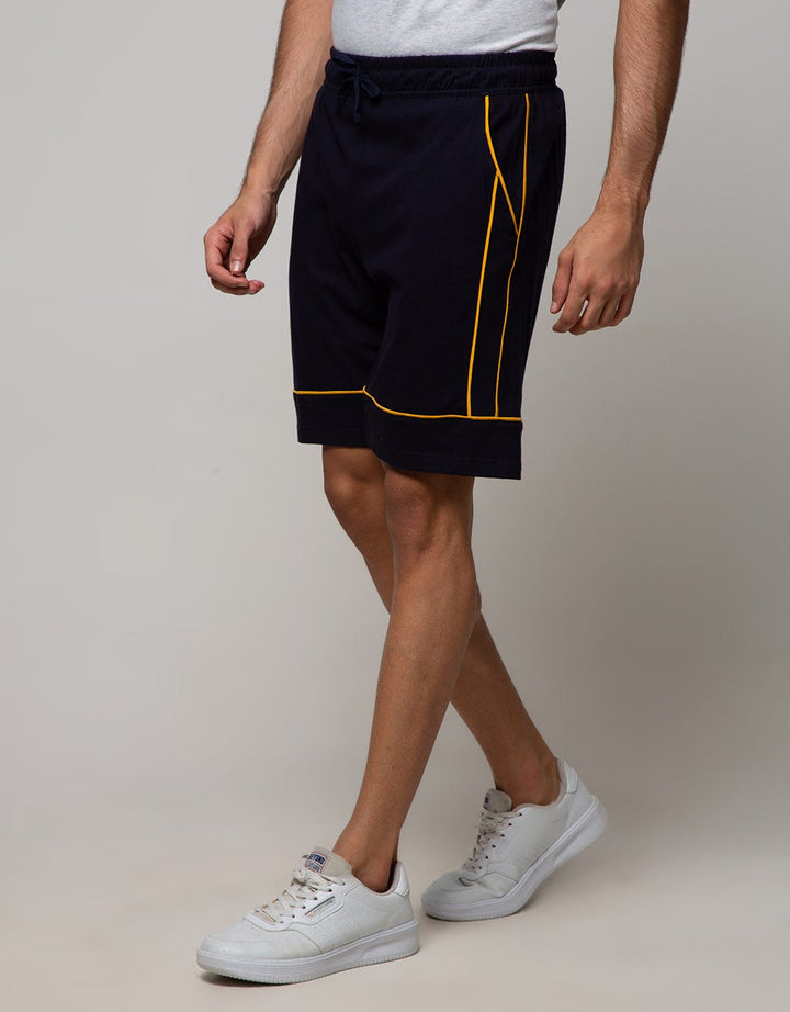 Cole Short Pants Knit Solid With Kontras Piping