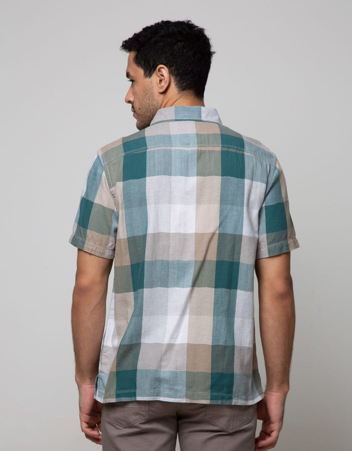 Watchout Casual Shirt with Checkered Motif with Pocket