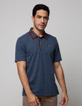 Watchout Casual Polo Shirt Check Collar