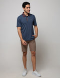 Watchout Casual Polo Shirt Check Collar
