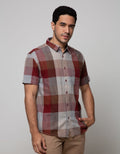 Watchout Casual Shirt Big Check Motif