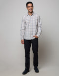 Watchout Casual Shirt Check Motif