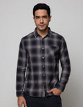 Watchout Jeans Shirt Plaid Motif