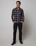 Watchout Jeans Shirt Plaid Motif