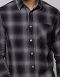 Watchout Jeans Shirt Plaid Motif