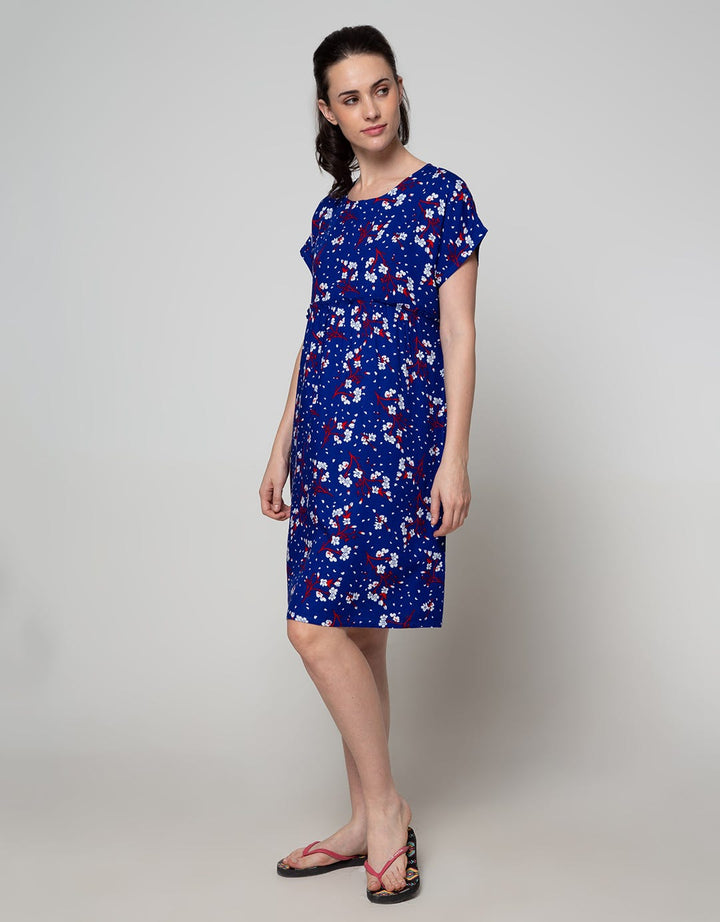 SS MIDI DRESS RED
