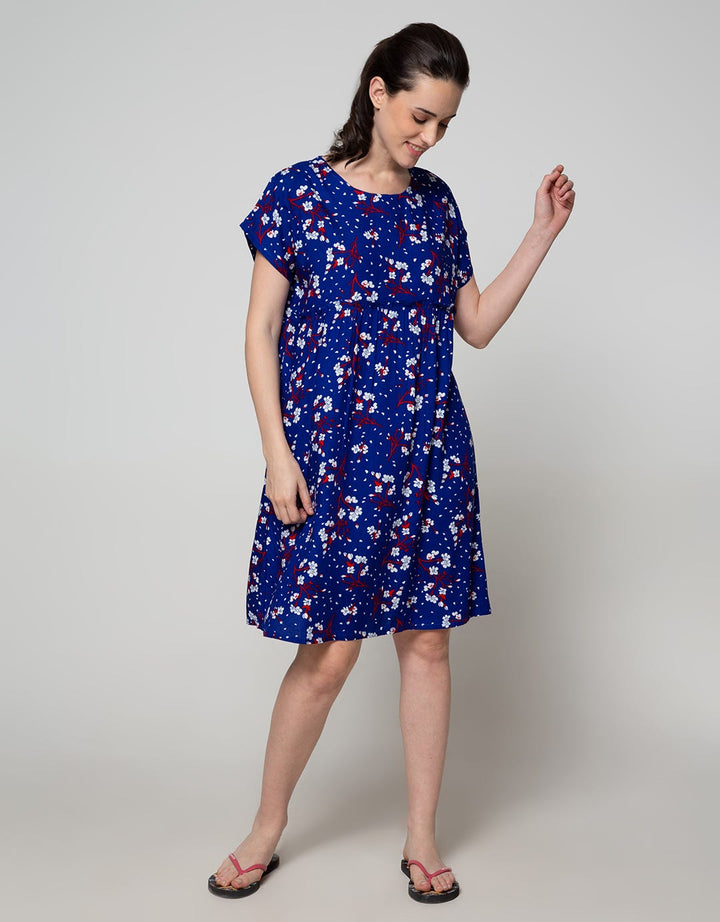 SS MIDI DRESS RED