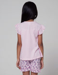Little M Top - Bottom Set Tee Short Unicorn