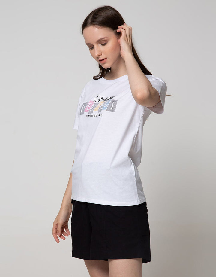 Nevada  Short Sleeve T-Shirt Life Is Not Perfect