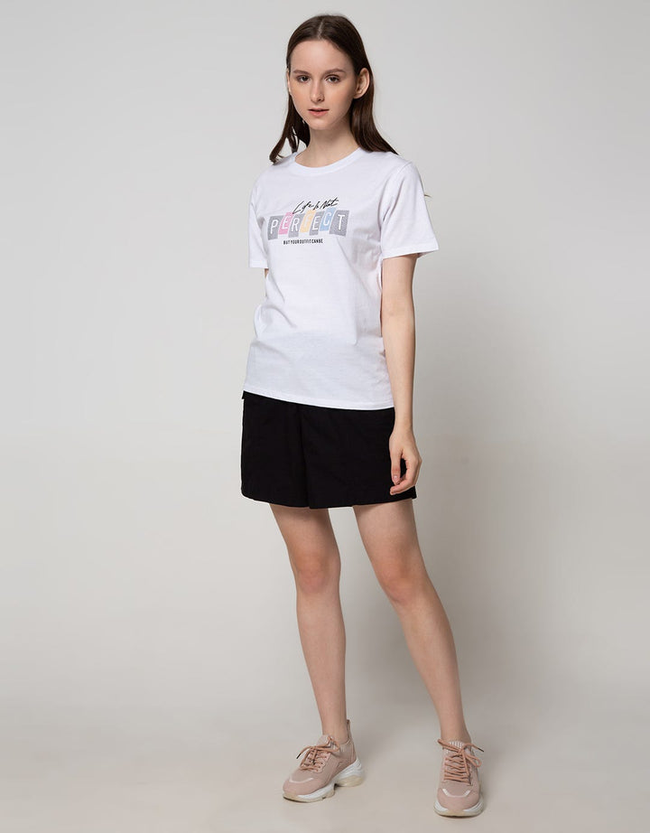 Nevada  Short Sleeve T-Shirt Life Is Not Perfect