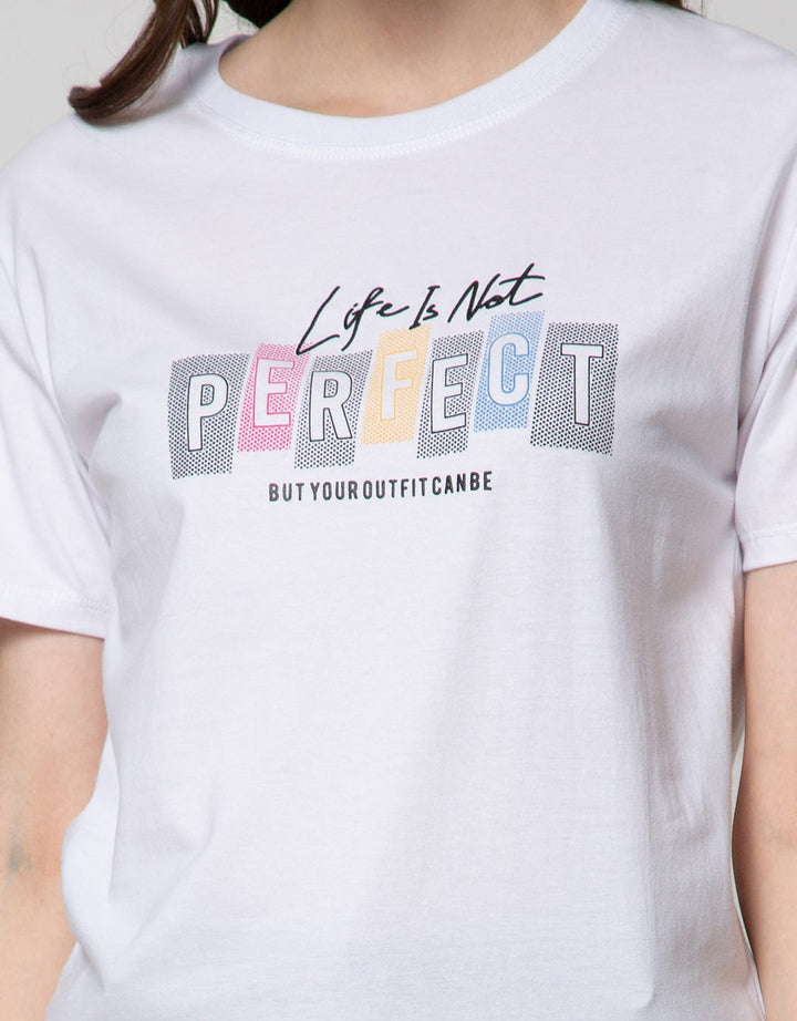 Nevada  Short Sleeve T-Shirt Life Is Not Perfect