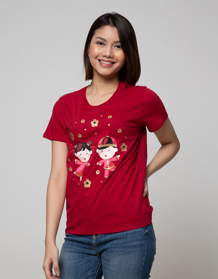 Nevada Short Sleeve T-Shirt Solid CNY  Boy And Girl
