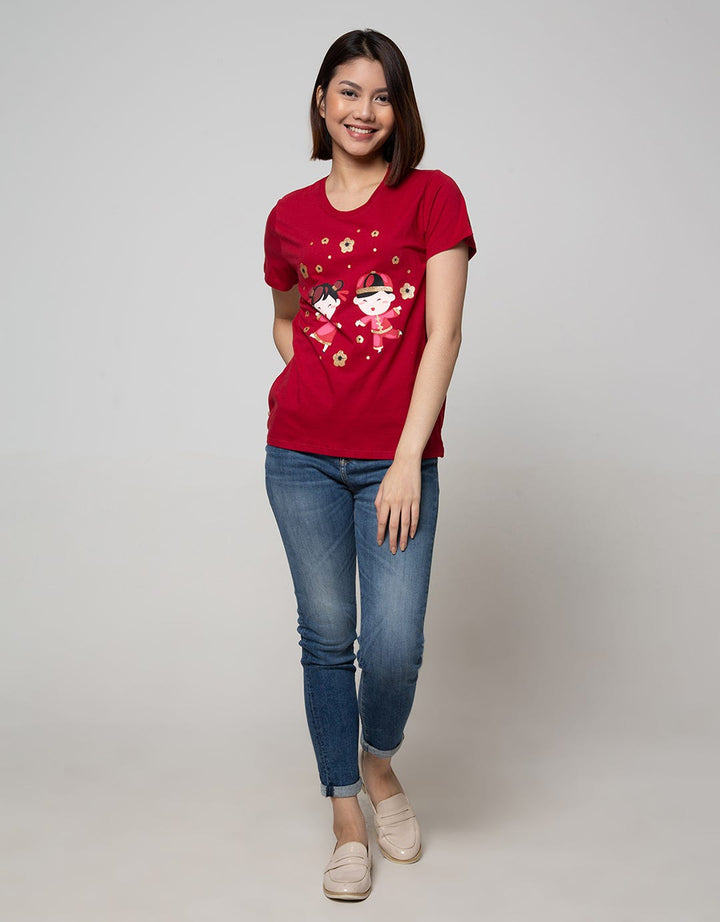 Nevada Short Sleeve T-Shirt Solid CNY  Boy And Girl