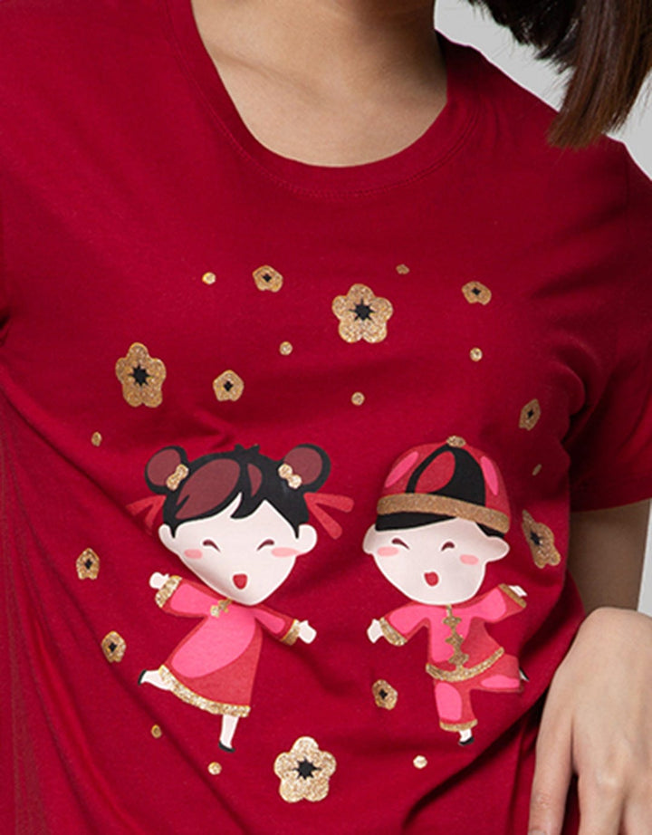 Nevada Short Sleeve T-Shirt Solid CNY  Boy And Girl