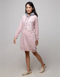 Nevada Long Sleeve Midi Dress Twinning Wording