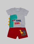 Pipiniko Top - Bottom Set Boys Cool Dino