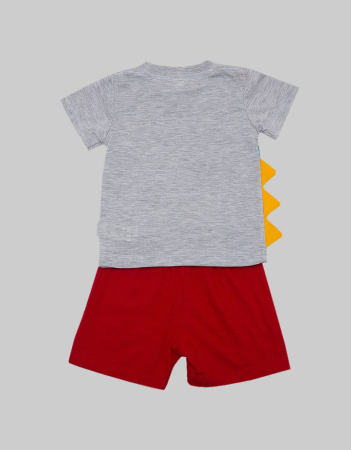 Pipiniko Top - Bottom Set Boys Cool Dino