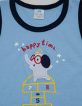Pipiniko Short Sleeve T-Shirt Singlet Gajah Happy Time