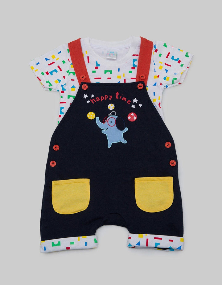 Pipiniko Short Jumpsuit Gajah With Pocket