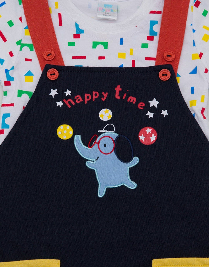 Pipiniko Short Jumpsuit Gajah With Pocket