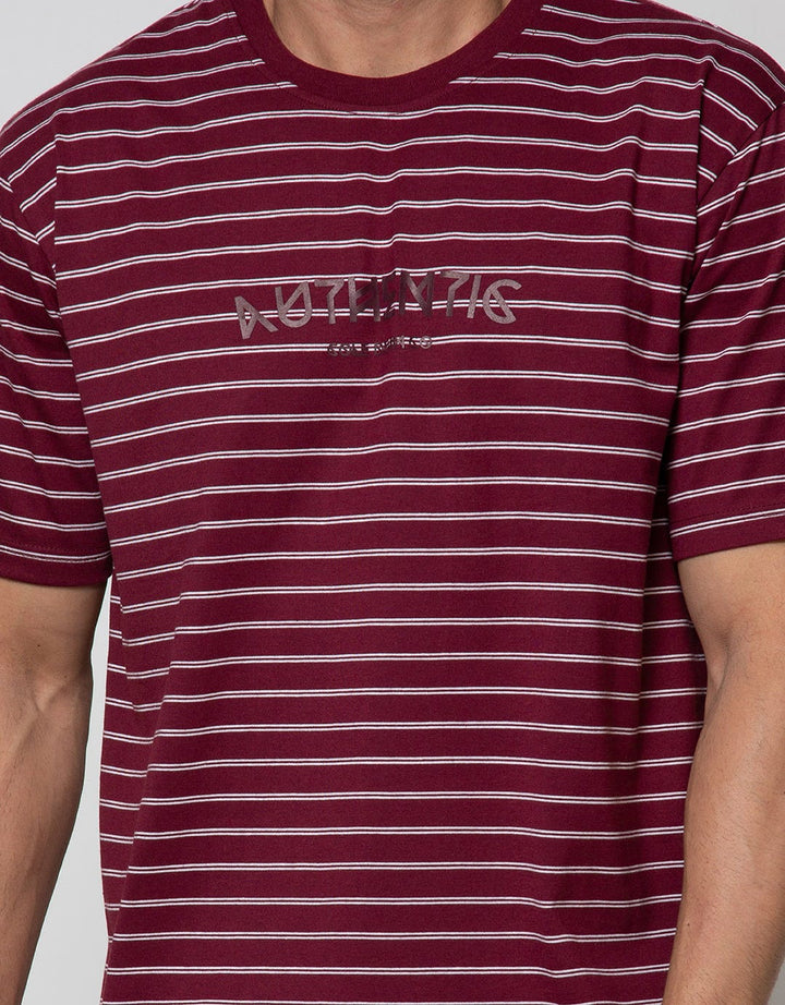 Cole Short Sleeve T-Shirt Yd Stripe With Print Authentic