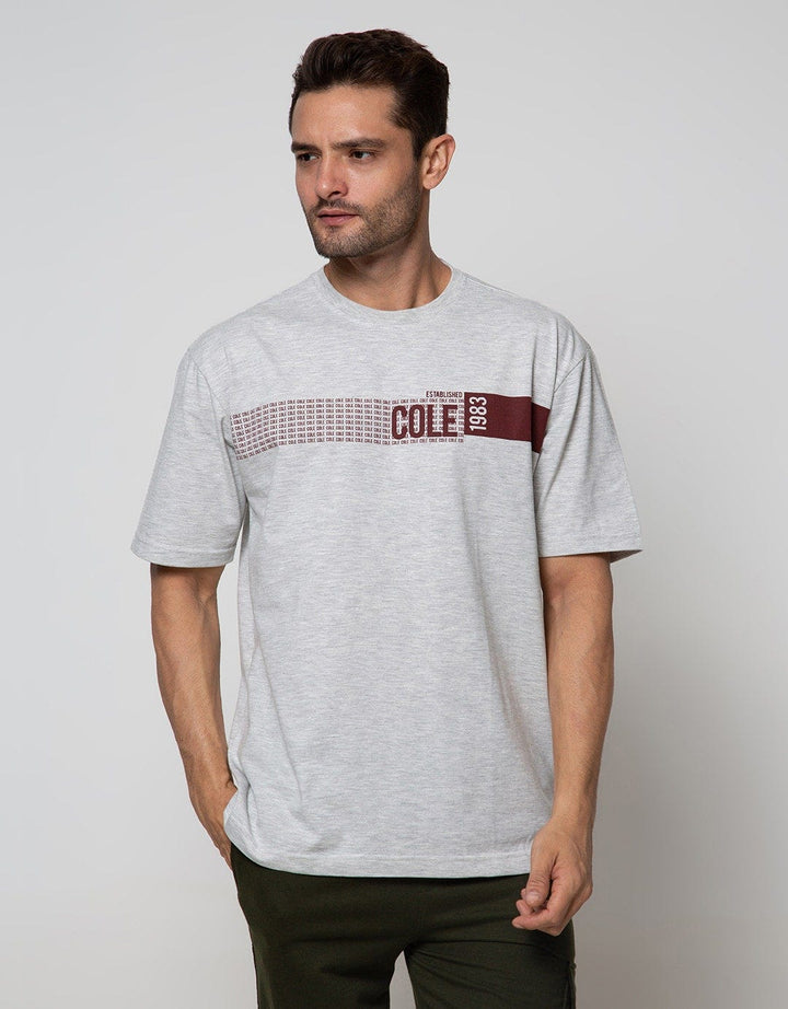 Cole Short Sleeve T-Shirt Print Chest Stripe