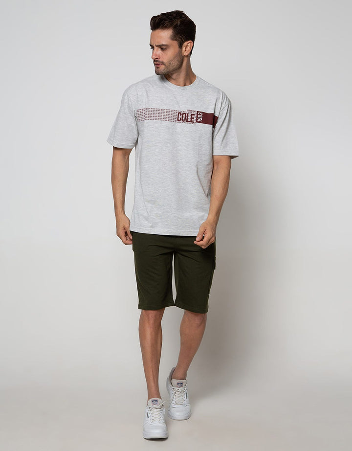 Cole Short Sleeve T-Shirt Print Chest Stripe