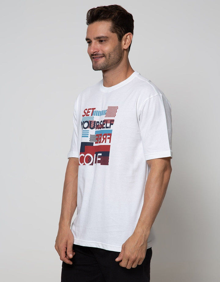 Cole Short Sleeve T-Shirt Print Colorfull Block