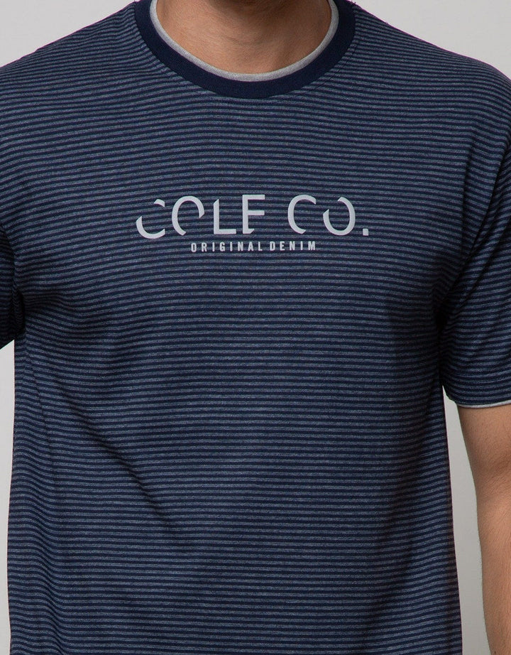 Cole Short Sleeve T-Shirt Fider Layer Print
