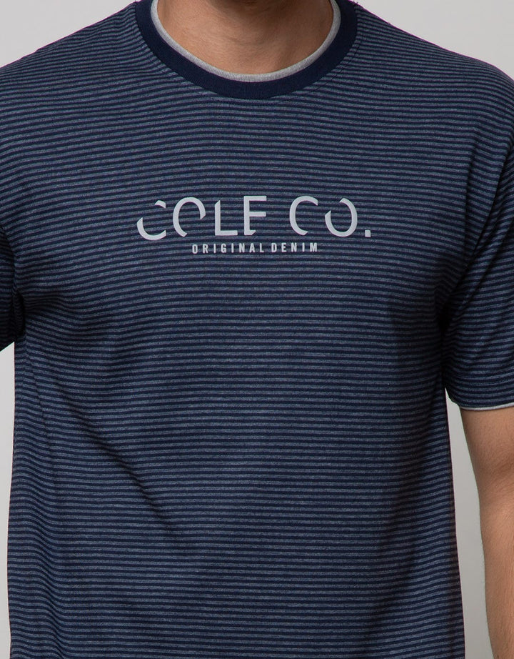 Cole Short Sleeve T-Shirt Fider Layer Print
