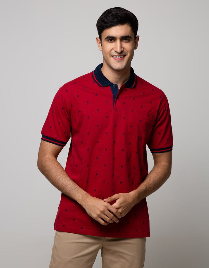 SS POLO SHIRT PRINT