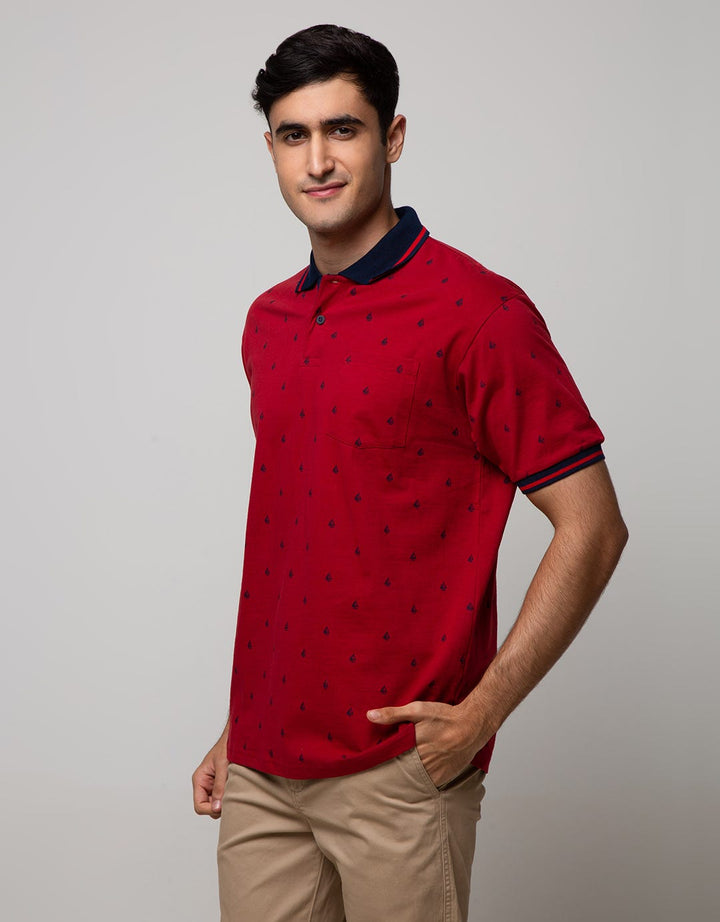 SS POLO SHIRT PRINT