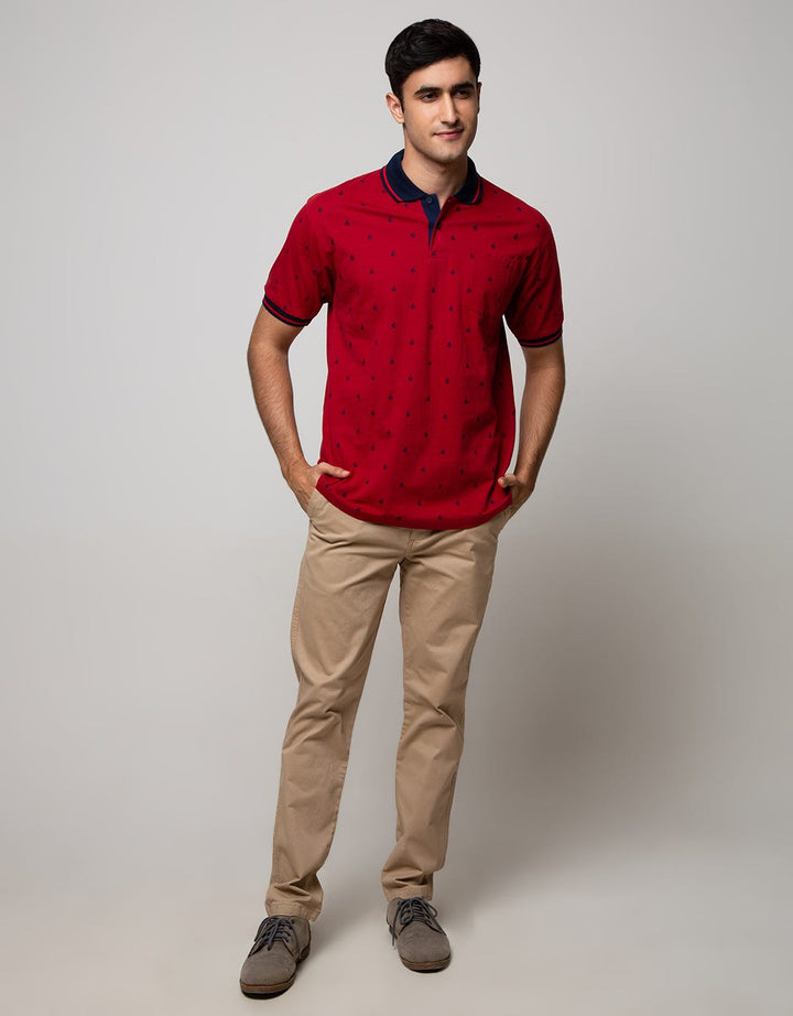 SS POLO SHIRT PRINT