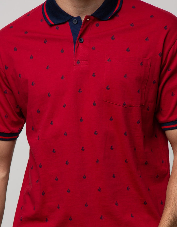 SS POLO SHIRT PRINT