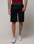 SHORT PANTS RIB PRINT