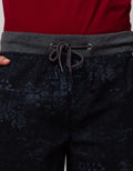 SHORT PANTS RIB PRINT