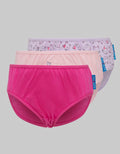 Kidz Too Brief Pack 3 Underwear Girls Cat Love
