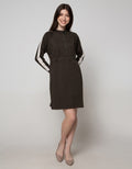 Nevada Long Sleeve Midi Dress Zipper